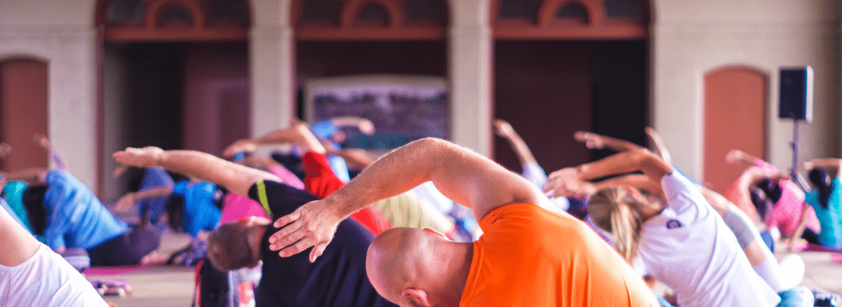 Group Doing Yoga